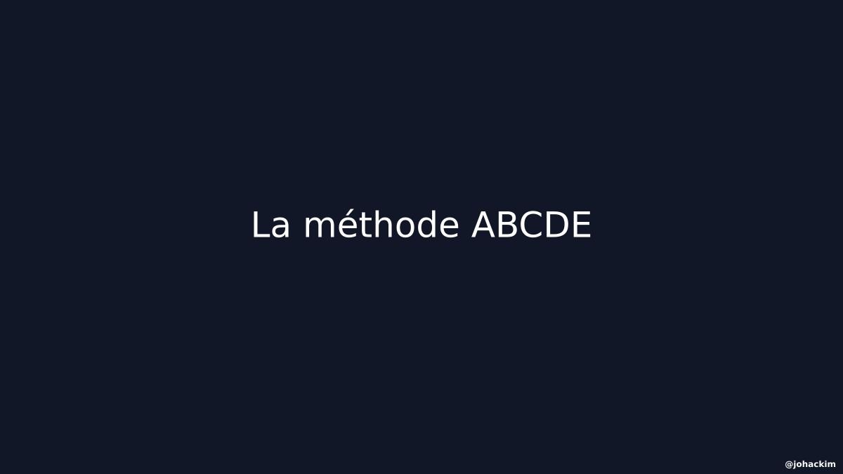 La M Thode Abcde