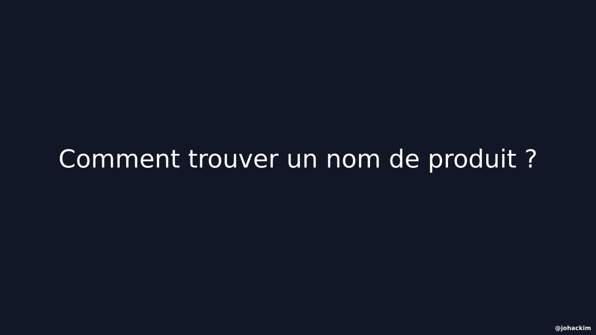 comment trouver un nom